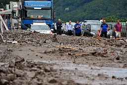 Capolato (TI) - Frana sull&#039; autostrada A2