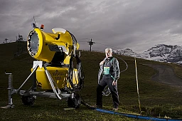 Francis Perrin, Ski Designer. Preparing for the 2011 winter season, Champéry, Switzerland. November 2011...© Dom Smaz / Rezo Francis Perrin, Ski Designer. Preparing for the 2011 winter season, Champéry, Switzerland. November 2011...© Dom Smaz / Rezo