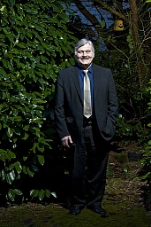 Hans Fehr dans le jardin de sa maison familiale à Eglisau/ZH Hans Fehr dans le jardin de sa maison familiale à Eglisau/ZH