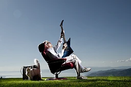 Claude Nobs, legendärer Direktor des Montreux Jazz Festival. Claude Nobs, zu Hause, im Chalet Piccotin Claude Nobs, legendärer Direktor des Montreux Jazz Festival. Claude Nobs, zu Hause, im Chalet Piccotin
