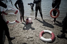 Giornata di addestramento SRLG al lago di Sempach. 