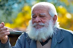 Portrait de l&#39;oléiculteur Fecchio de Porciano/Toscane.