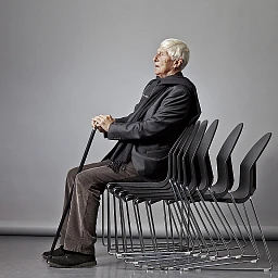 Le dessinateur, illustrateur et auteur français Tomi Ungerer, photographié le 19 octobre 2011 à Zurich. Né en Alsace, il a vécu et travaillé à New York, au Canada, en Irlande et à Strasbourg. Il a publié plus de