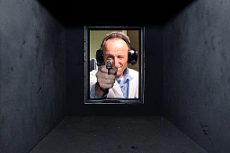 Lo scienziato forense Martin Lory nella sala di esecuzione