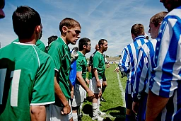Le tournoi des Schtroumpfs, tournoi européen de football pour personnes mentalement handicapées Le tournoi des Schtroumpfs, tournoi européen de football pour personnes mentalement handicapées
