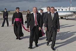 Le président de la confédération est venu à Rome avec le CESSNA du Conse