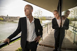 Jacques Herzog e Pierre de Meuron hanno il loro ufficio sul Reno a Basilea Jacques Herzog e Pierre de Meuron hanno il loro ufficio sul Reno a Basilea