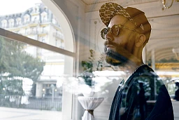 Portraits of French artist Woodkid before his concert at the Montreux Jazz Festival 2014