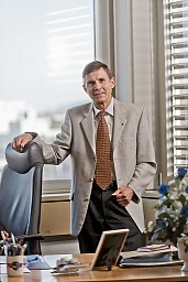 Criminal Investigation Chief Urs Winzenried in his office at the police headquarters in Aarau.