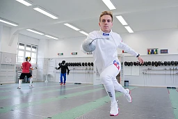 Photo de l&#39;épéiste Florian Staub