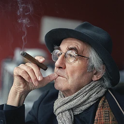 René Burri, un vieux portrait de 2006, mais René Burri était un grand photographe, je René Burri, un vieux portrait de 2006, mais René Burri était un grand photographe, je