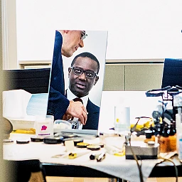 Darius Rochebin et Tidjane Thiam, PDG Crédit Suisse Darius Rochebin et Tidjane Thiam, PDG Crédit Suisse