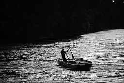 Mich Gerber sull&#39;Aare come traghettatore