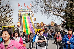 Chinese tourists in the city of Zug, on April 10, 2015 Chinese tourists in the city of Zug, on April 10, 2015