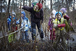 Leur classe est la foret avec l enseignante Isaline Pilet