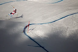 Lauberhorn Men's Downhill. Beat Feuz at the Oestreicherloch. January 18, 2015 (Tages-Anzeiger/Urs Jaudas) Lauberhorn Men's Downhill. Beat Feuz at the Oestreicherloch. January 18, 2015 (Tages-Anzeiger/Urs Jaudas)