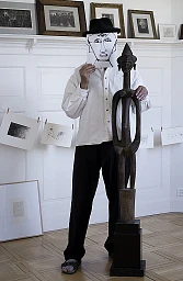 Das Phantom Harald Naegeli in seinem Zürcher Atelier Das Phantom Harald Naegeli in seinem Zürcher Atelier