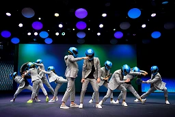 Dancers perform during the presentation of a new model car during the first press day of the Geneva International Motor Show on March 7, 2017 in Geneva. Dancers perform during the presentation of a new model car during the first press day of the Geneva International Motor Show on March 7, 2017 in Geneva.