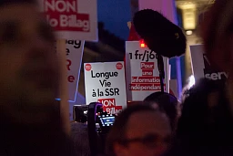 Manifestation Non No Billag à Berne Manifestation Non No Billag à Berne
