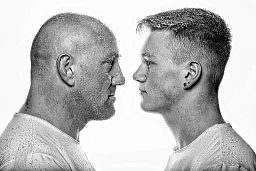 Schwinger Stefan Burkhalter und sein Sohn Thomas