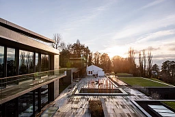 Cologny, Genève 06.12.18. vue sur le siège du World Economic Forum.