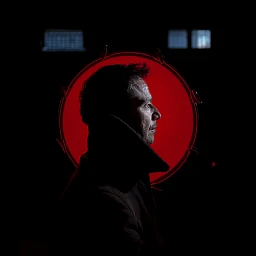 Alberto Malo et sa grosse caisse, musicien (batteur), Lausanne, Suisse, le 20 novembre 2020