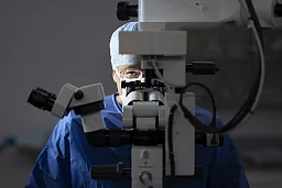 Daniel Mojon im Operationssaal seiner Gemeinschaftspraxis "Augenchirurgie am Bahnhof St.Gallen", 23.11.2020, Arthur Gamsa für St. Galler Tagblatt.