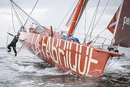 17.06.2020; Lorient; VOILE; Alan Roura (SUI) La Fabrique Sailing Team s entraine pour le Vendée Globe 2020 avec son bateau fraichement repeint