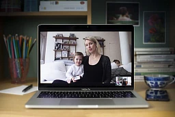 Lausanne, le 27 mars 20. Alexandra Schinasi, fondatrice de Ivy. Lausannoise vivant à New York en confinement.