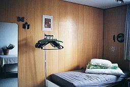 Gästezimmer für eine 24Stunden-Betreuerin in einem Wohnquartier im Kanton Baselland.