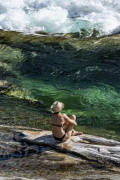 Lavertezzo: sicurezza sui fiumi, forti correnti dopo il maltempo e turismo estivo © Keystone - SDA / Ti-Press Francesca Agosta