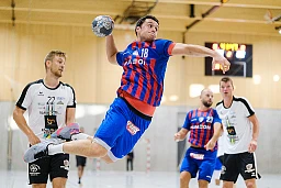 Nyon, dimanche 25 septembre 2022, Cossy, Handball, 1e ligue, SG Nyon vs SG West Yverdon Crissier, Erwan Parville, photos Cédric Sandoz