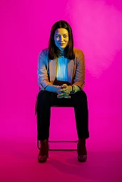 Ksénia Tugay pose dans le cadre d'une série de trois portraits sur la Femtech, le jeudi 17 février 2022 à Lausanne. (VFLPIX.COM /Valentin Flauraud) Ksénia Tugay pose dans le cadre d'une série de trois portraits sur la Femtech, le jeudi 17 février 2022 à Lausanne. (VFLPIX.COM /Valentin Flauraud)