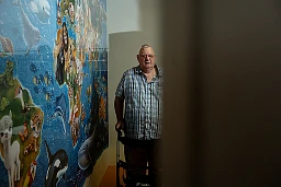 Peter Vogt im Besucherraum der Justizvollzugsanstal Peter Vogt im Besucherraum der Justizvollzugsanstal