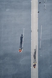 Les deux perchistes valaisans Valentin Imsand, gauche, et Justin Fournier, droite, lors de leur entrainement le mercredi 14 juin 2023 à Sion. (© Gabriel Monnet) Les deux perchistes valaisans Valentin Imsand, gauche, et Justin Fournier, droite, lors de leur entrainement le mercredi 14 juin 2023 à Sion. (© Gabriel Monnet)