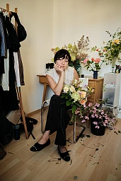 Irina Evora produziert Blumensträusse aus ihrer Wohnung in Winterthur. Irina Evora produziert Blumensträusse aus ihrer Wohnung in Winterthur.