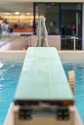 Michelle Heimberg, Turmspringerin, im Training, im Hallenbad Oerlikon Michelle Heimberg, Turmspringerin, im Training, im Hallenbad Oerlikon