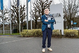 Former FIFA president Sepp Blatter outside of the Gate to the FIFA building on the Zurichberg in Zurich on March, 12. 2024 photographed by Siggi Bucher