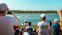 Les supporters se sont levés pour la demi-finale des 2x poids légers
