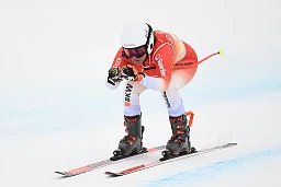 Malorie Blanc of Switzerland is in action during Swiss Elite Alpine Skiing Championships 2023. Swiss Elite Alpine Skiing Championships took place in the famous ski resort of Verbier in the Valais Alps in Switzerland. Malorie Blanc of Switzerland is in action during Swiss Elite Alpine Skiing Championships 2023. Swiss Elite Alpine Skiing Championships took place in the famous ski resort of Verbier in the Valais Alps in Switzerland.