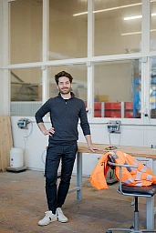 Valentin Gutknecht, Gruender und co-CEO Neustark AG, fotografiert am Dienstag, 20. Februar 2024 in Bern. (Hauptstadt / Manuel Lopez) Valentin Gutknecht, Gruender und co-CEO Neustark AG, fotografiert am Dienstag, 20. Februar 2024 in Bern. (Hauptstadt / Manuel Lopez)