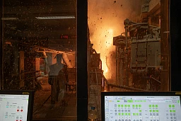 Reportage aus dem Stahlwerk Gerlafingen (SO) Reportage aus dem Stahlwerk Gerlafingen (SO)