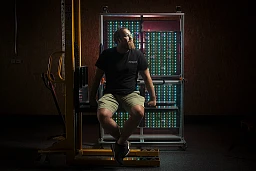 Portrait d’Alexandre Staub, Dr. sc. ETHZFounder and CEO d’Evolium Technologies SA réalisé pour PME magazine.Evolium recycle des batteries de vélo pour en faire des unités de de stockage d’énergie photovoltaïque.